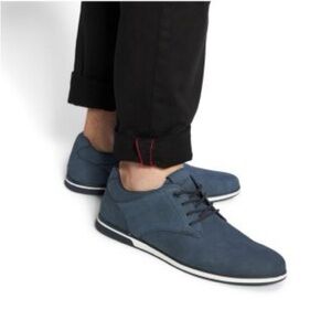 Aldo Blue Oxfords Modern Classic Design